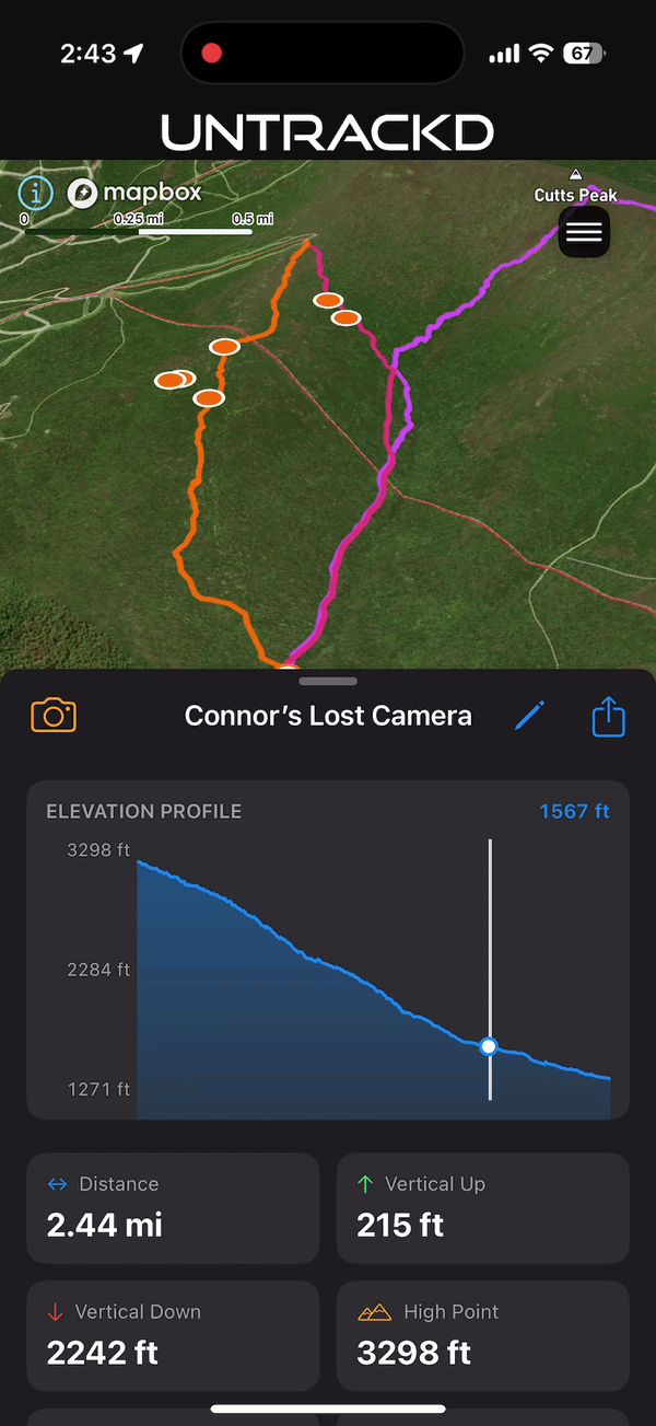 3D track playback